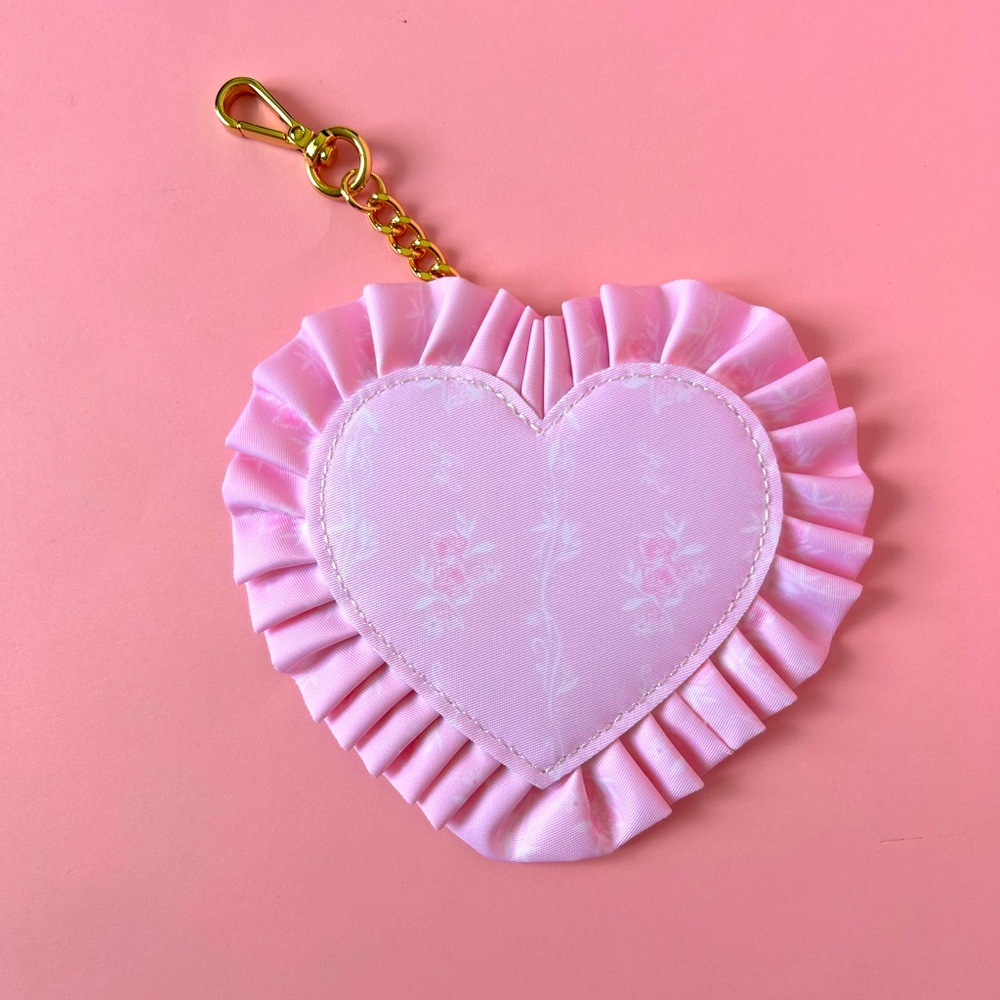 NEW Stoney Clover Lane High Tea Ruffle Heart Bag Charm Scones & C…